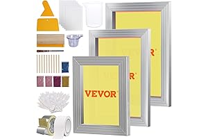 VEVOR Screen Printing Kit - Aluminum Silk Screen Frames for Crafting Unique Designs