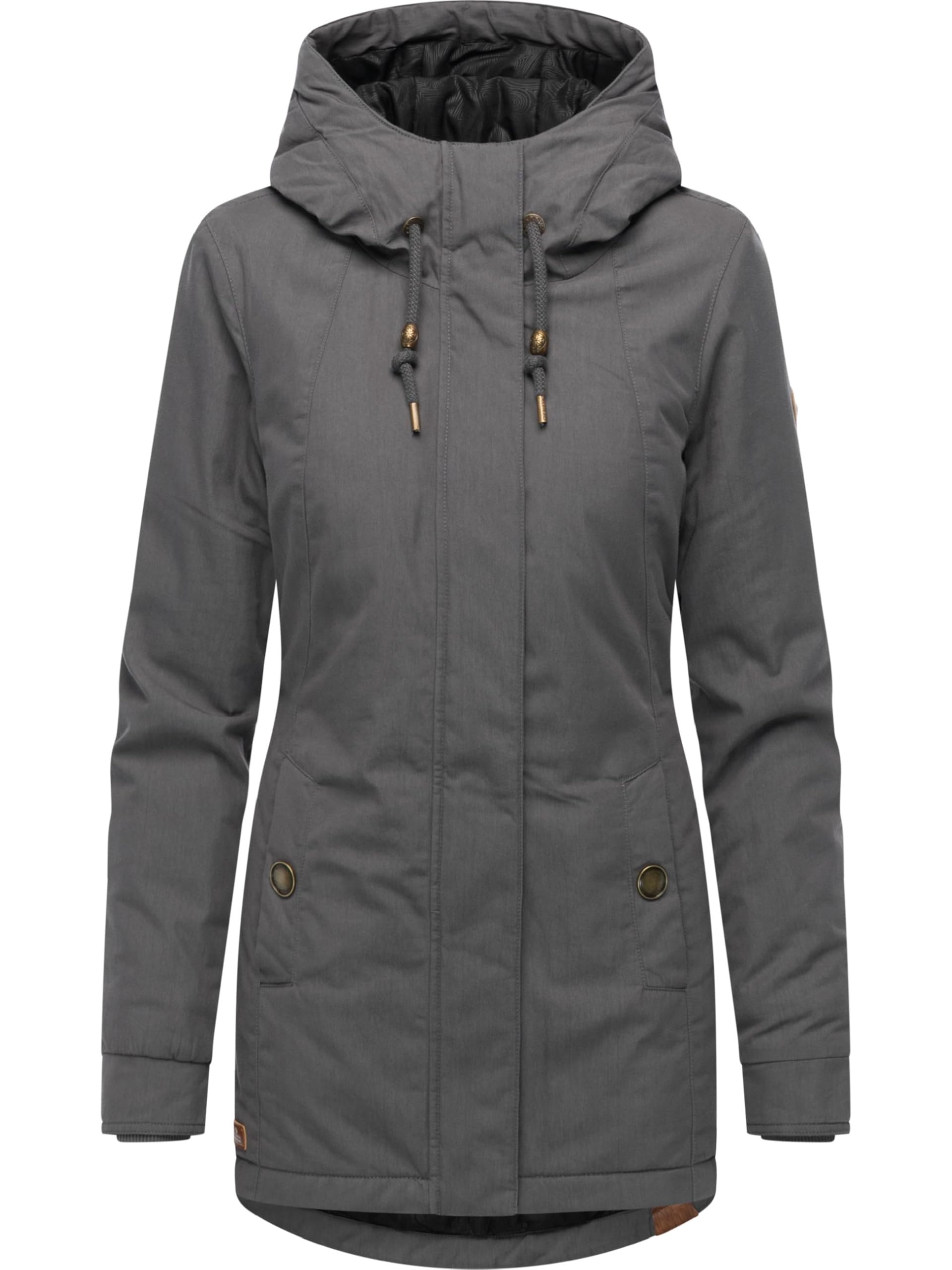 Ragwear Damen Winterparka warme Winterjacke mit Kapuze Monadena Parka YOUMODO XS-5XL