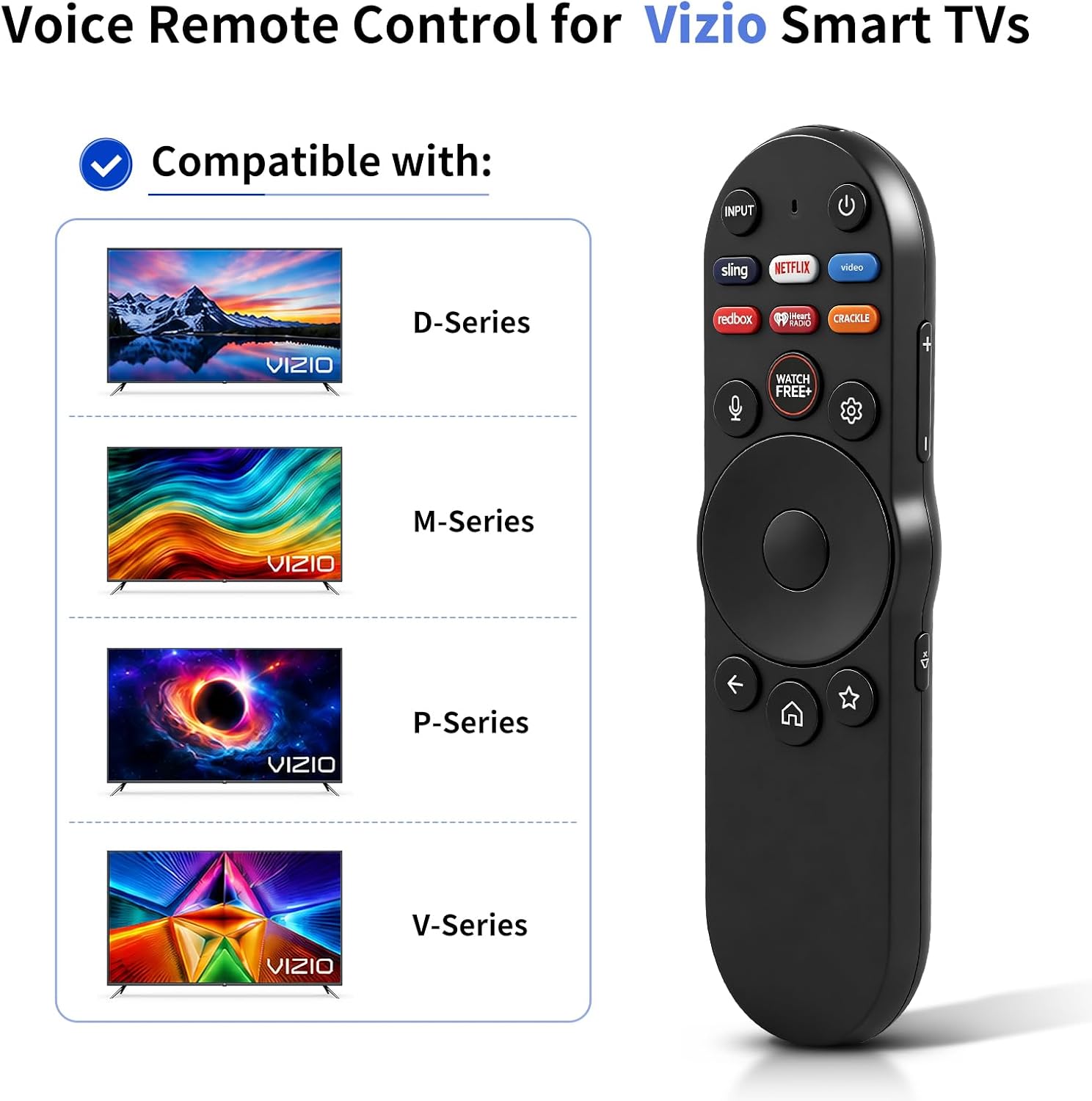 XRT270 Voice Remote Replacement for VIZIO Smart TV Remote image 2