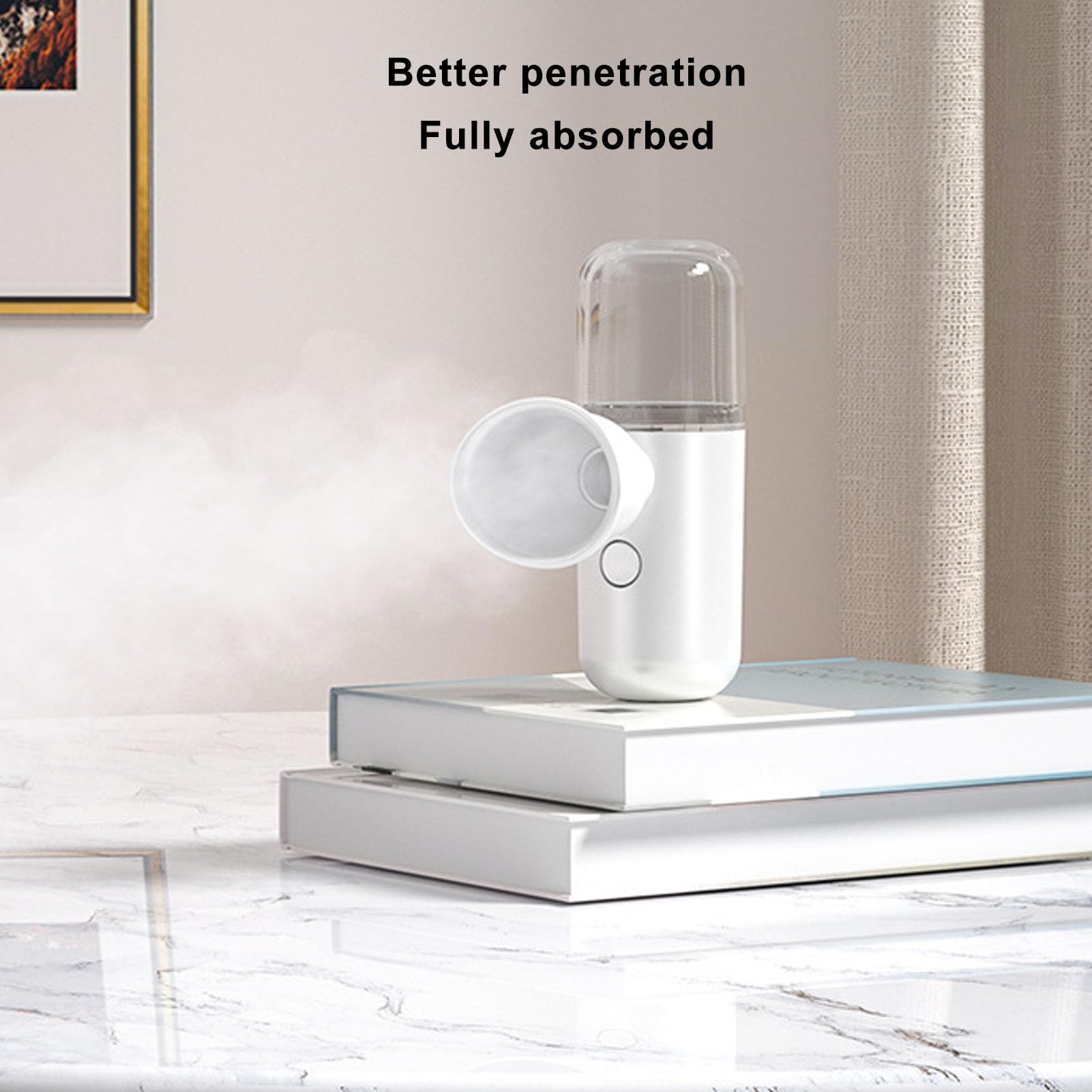 Saluaqui Eyes and Face Mister, Refresh Eyes, Relieve Fatigue, Portable Eye Steam30ml Capacity, Gentle Mist Moisturizes Delicate Eye Area - Image 2