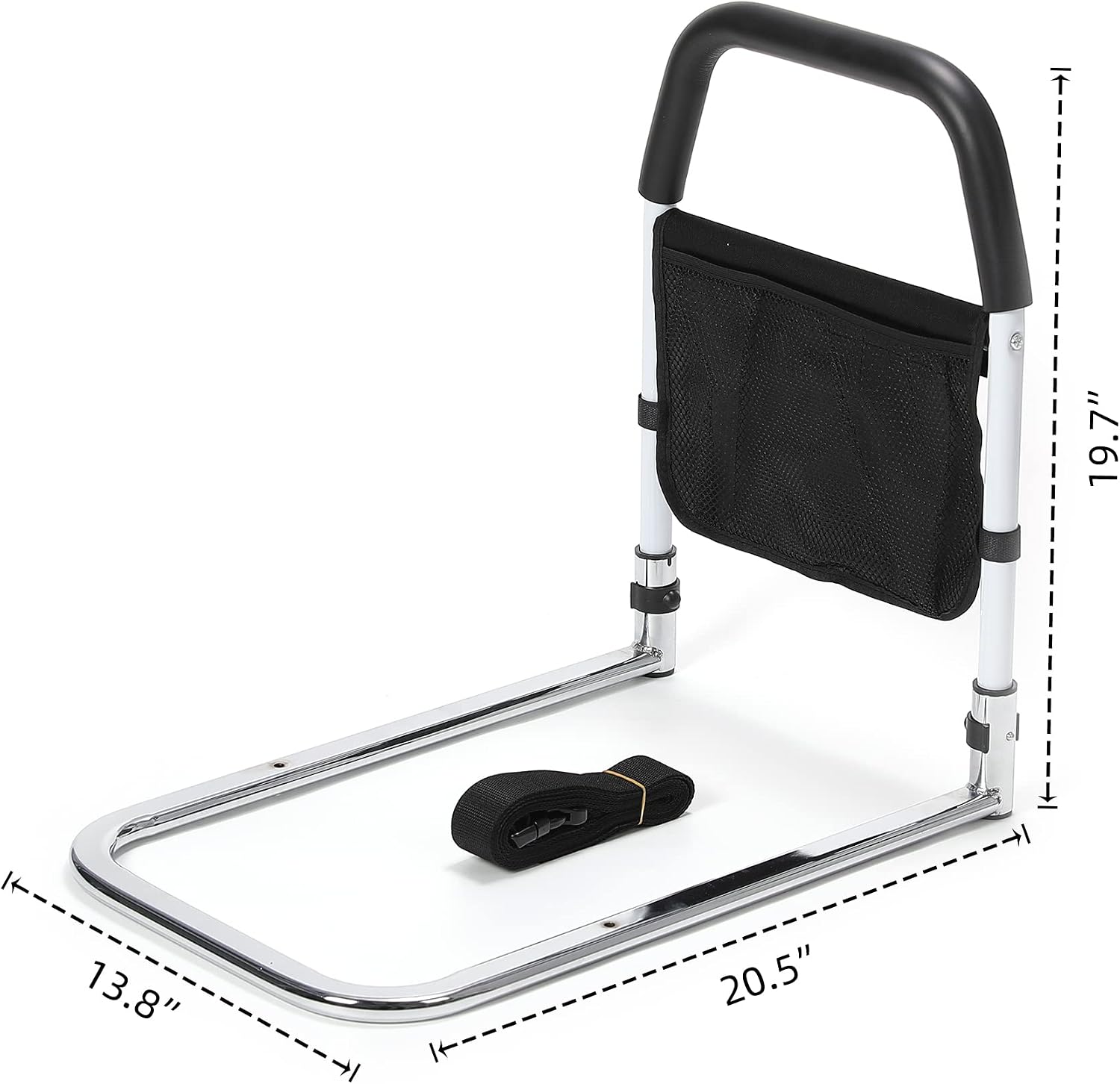 Fanwer Bed Rails for Elderly Adults,Bed Assist Rail with Easy Assembly and use,Wide Handle up to 13.8", Bed Safety Handle for Seniors