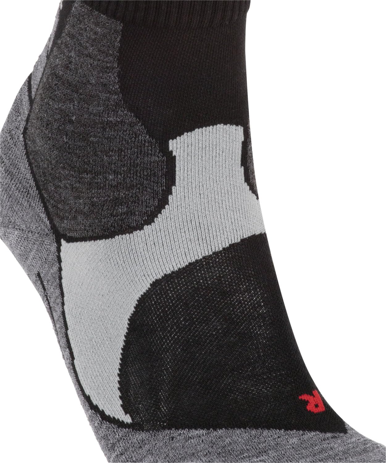 FALKE BC3 Comfort U SSO coton fil fonctionnel anti-ampoule 1 paire, Chaussettes de cyclisme Mixte, Noir (Black-Mix 3010), 37-38