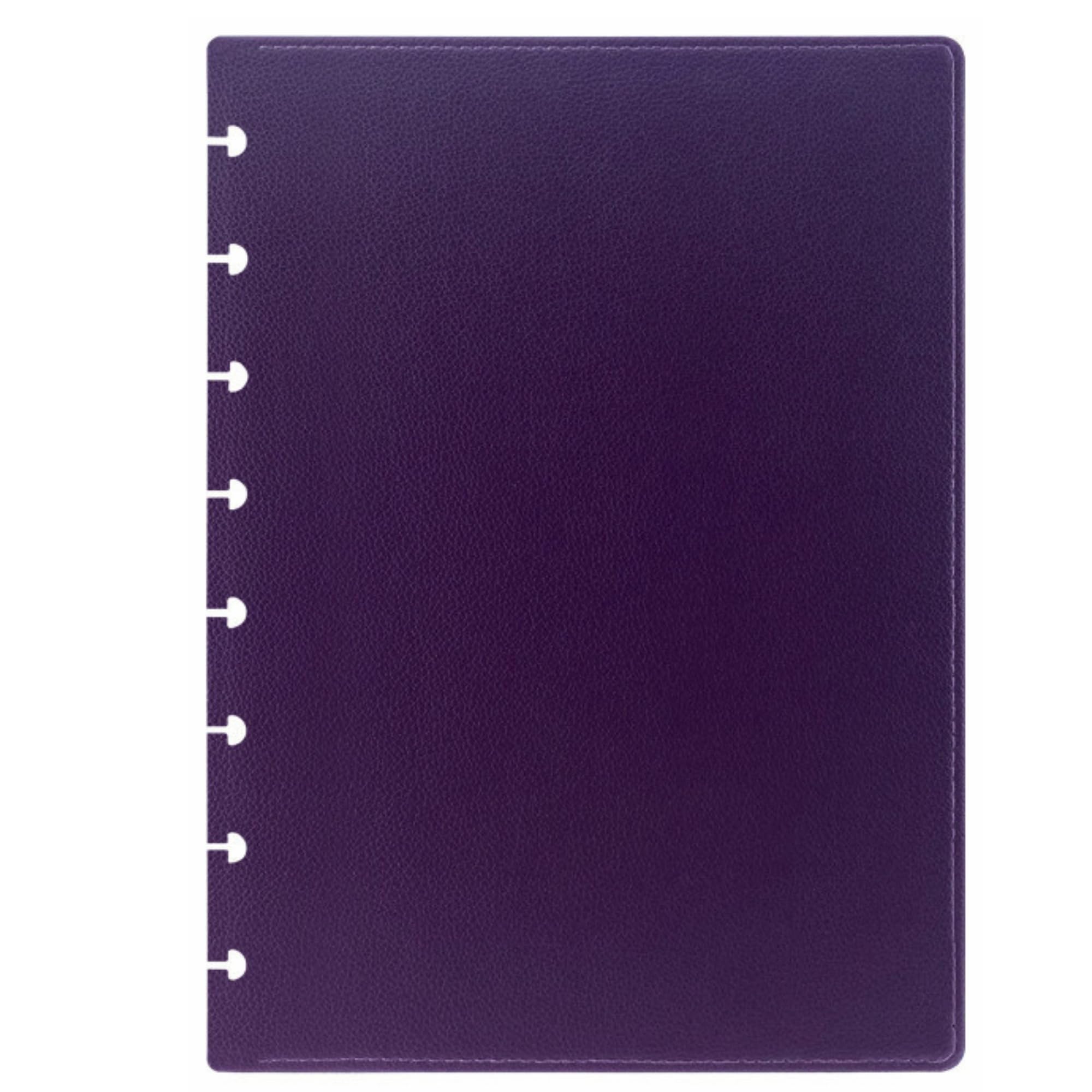ITSYHPRO A5 Size Discbound Journal PU Leather Covers(1 Pair) Compatible with Notebook and Planner(Purple,A5) โ image 1