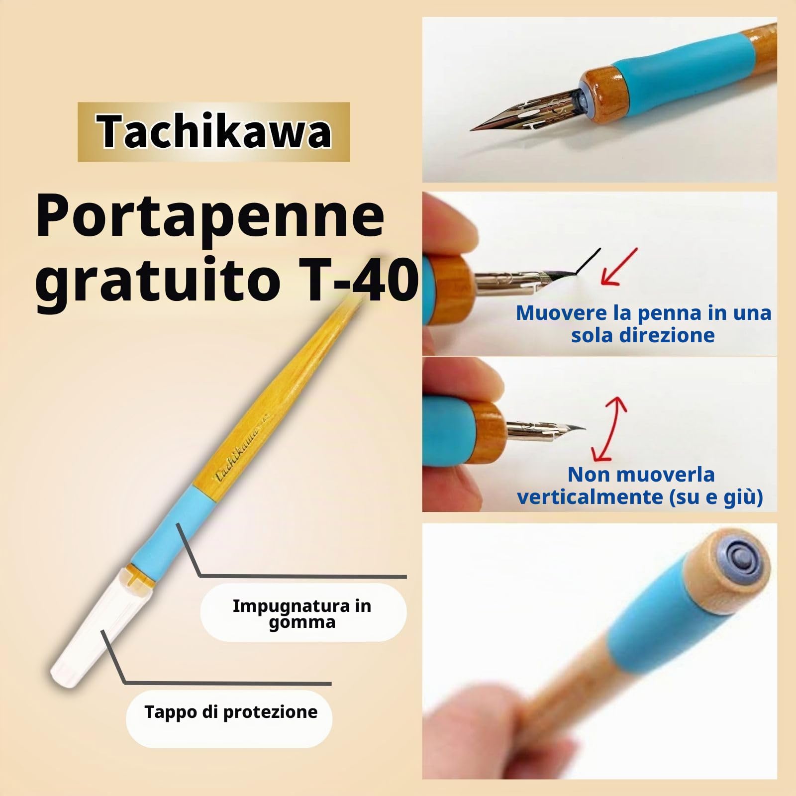Set di penne Manga | Portapenne gratuito (T-40) x2, inchiostro nero n. 4 x2 (4341-0005), bianco n. 2 x1 (341-0006), pennino cromato modello G, 10 pezzi (PG-6B-C-K), pennino Maru-Pen A 10 pezzi