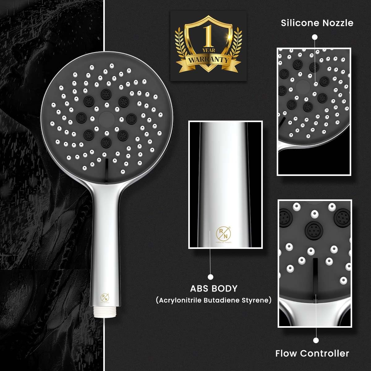 RN ABS Hand Shower