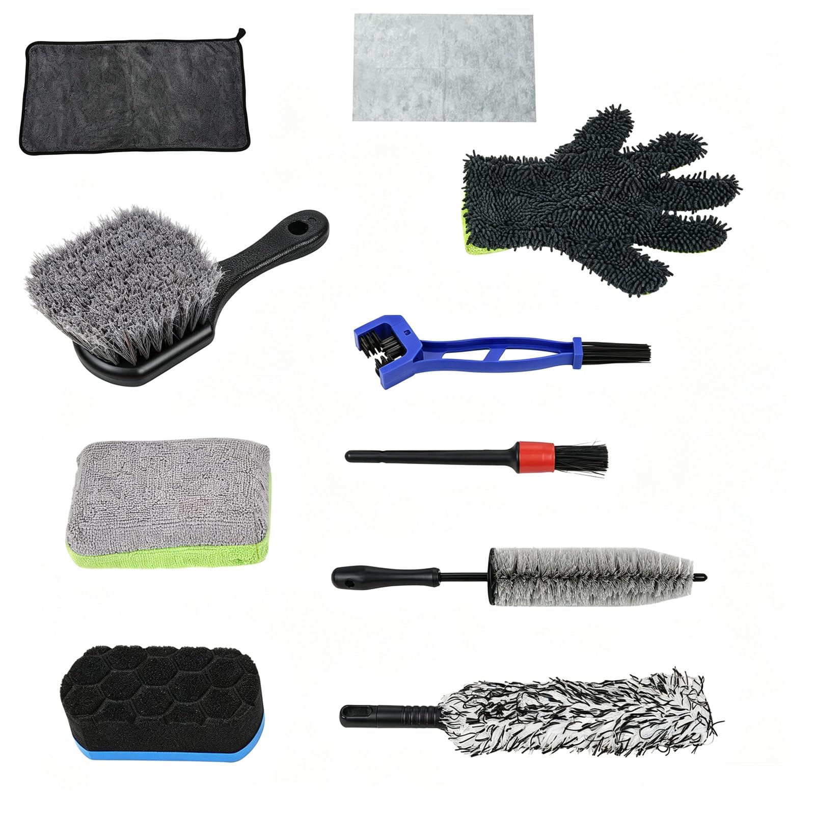 Set di strumenti per lavaggio e pulizia moto