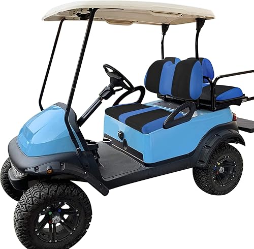 Miniatura 38 de Juego de fundas de asiento de carrito de golf, fundas para asientos delanteros de carrito de golf, ajuste para Club Car Precedent OEM, cojín