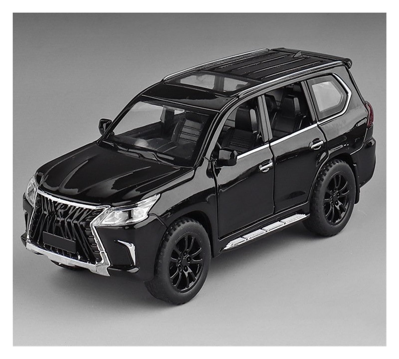 AUDSNI Die-Cast Diecast Car Model 1:32 For Lexus LX570 Alloy Metal Diecast Model Car Collections(Black)