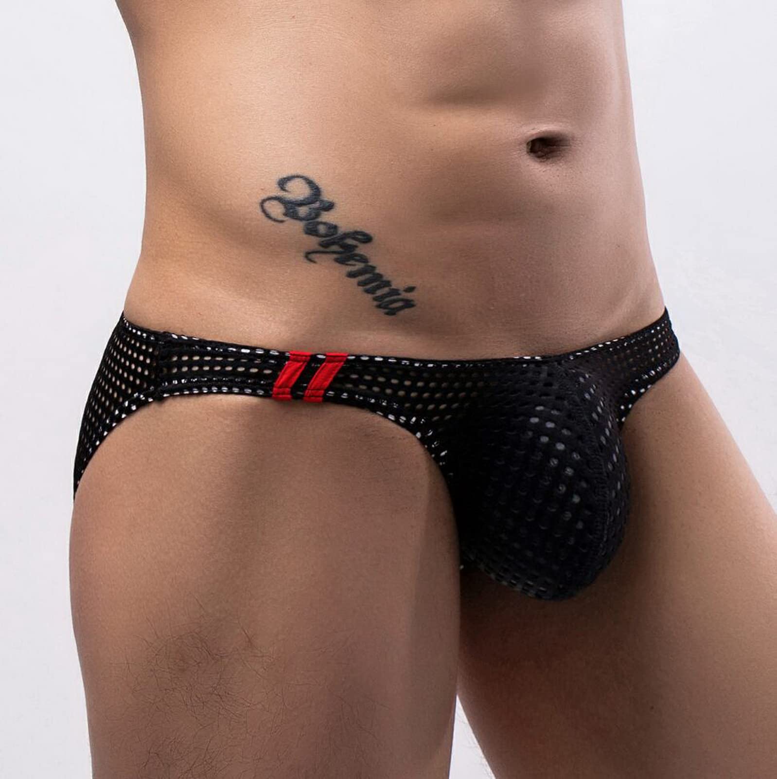 Faringoto Tangas de malla para hombre