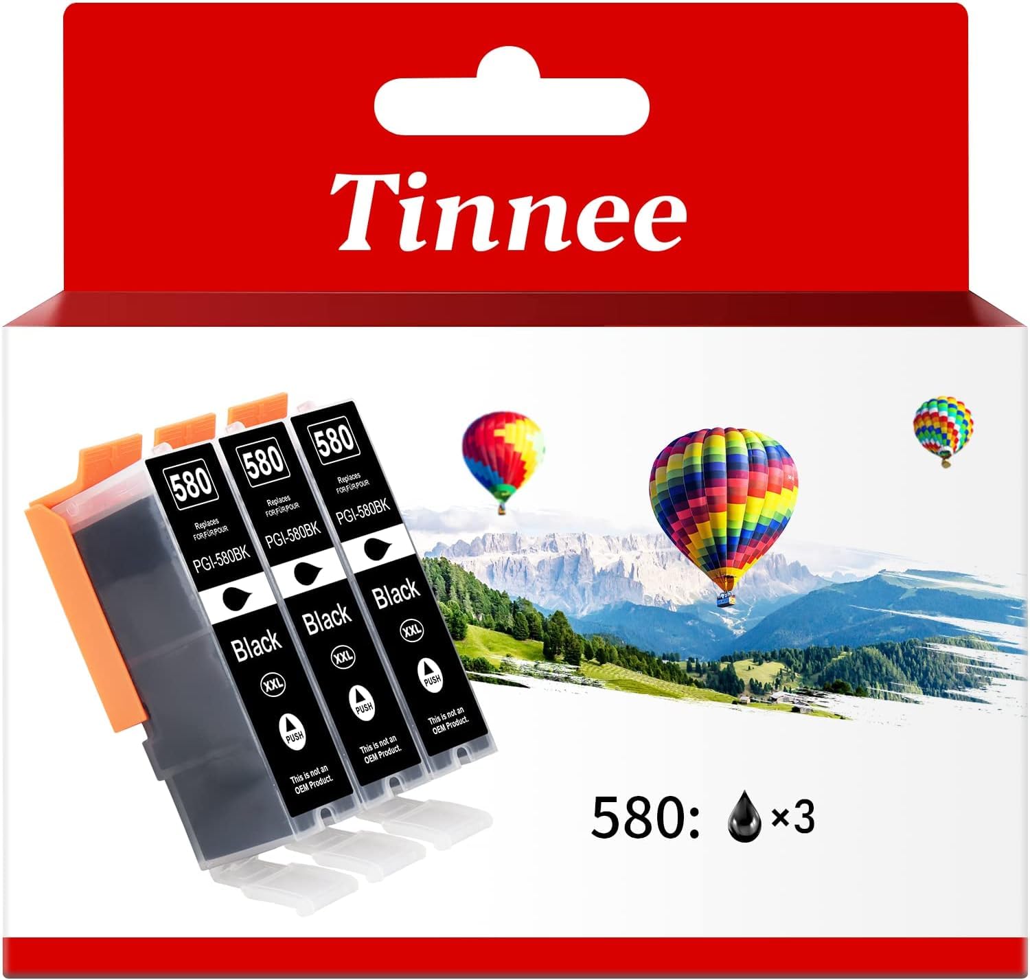 10 Cartouches D'encre Compatibles Canon PGI-580 XL / CLI-581 XL - Lot TS63 TS62