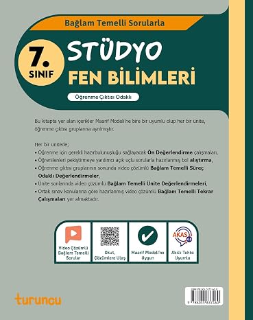 7. Sınıf Stüdyo Fen Bilimleri | Bağlam Temelli Sorularla | Maarif Modeli'ne Uygun