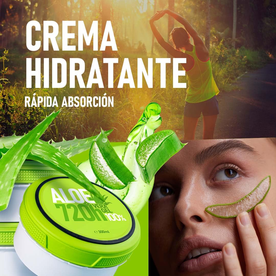 Gel de Aloe Vera para Cuidado de la Piel y el Cabello: Hidratante Corporal, After Sun, After Shave, Balsamo Barba, Reparadora Cabello, Depilacion y Afeitado, Hidratante Facial - 5000 ml 5 L