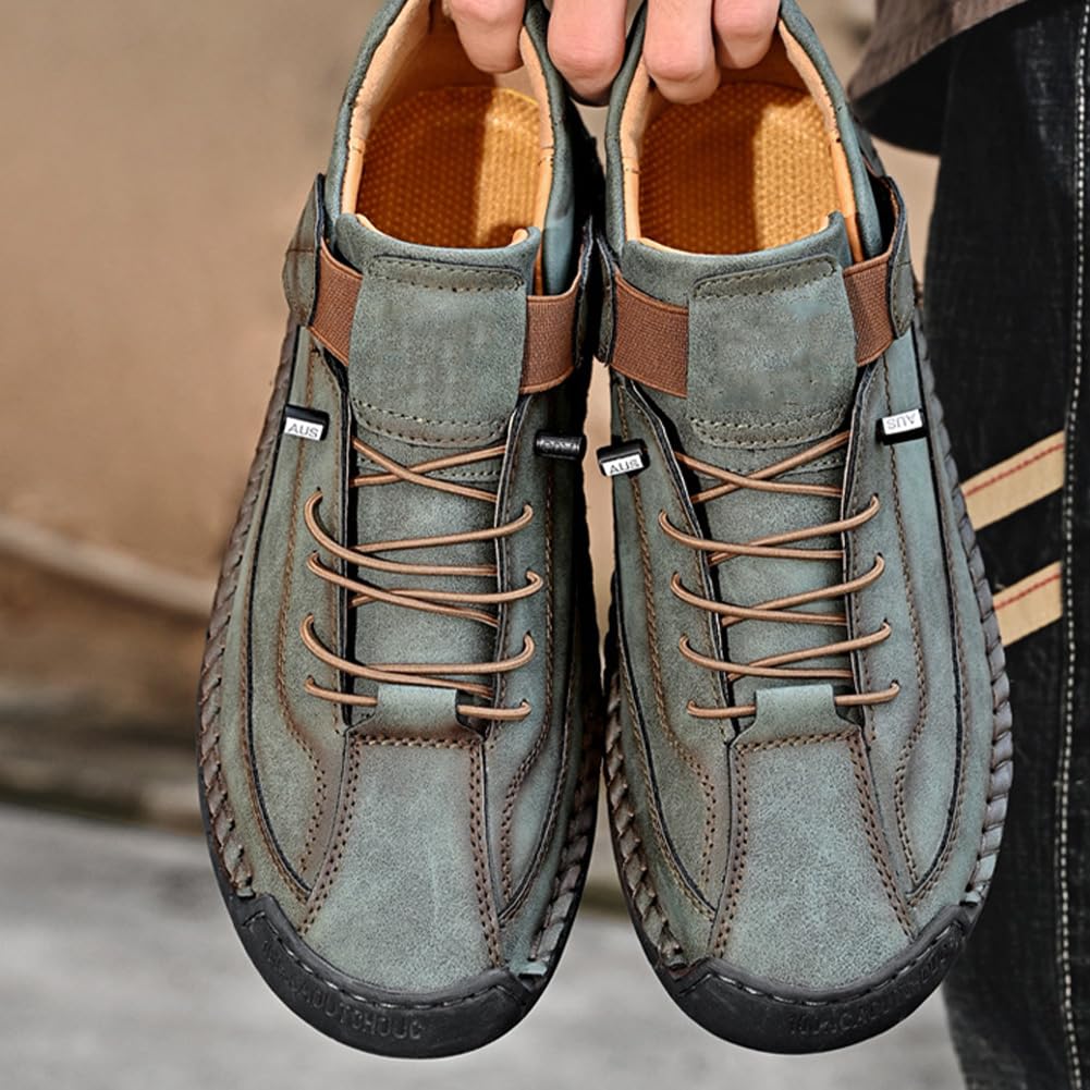 Baskets orthopédiques confortables et indolores, fabriquées à la main, en cuir, bottines orthopédiques, confortables, soutien de la voûte plantaire, douces, légèreté