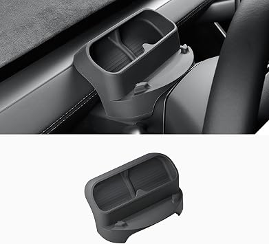 Silicone Steering Wheel Sunglasses Holder Compatible with Tesla Model Y Juniper 2025, Dashboard Phone Stand Holder, Instrument Panel Tray Sunglasses Box Phone Mount for Tesla Model Y Refresh | Dashboard Panel Tray Sunglasses Box for Tesla Model Y Juniper 2025, Dashboard Phone Stand Holder Phone Mount