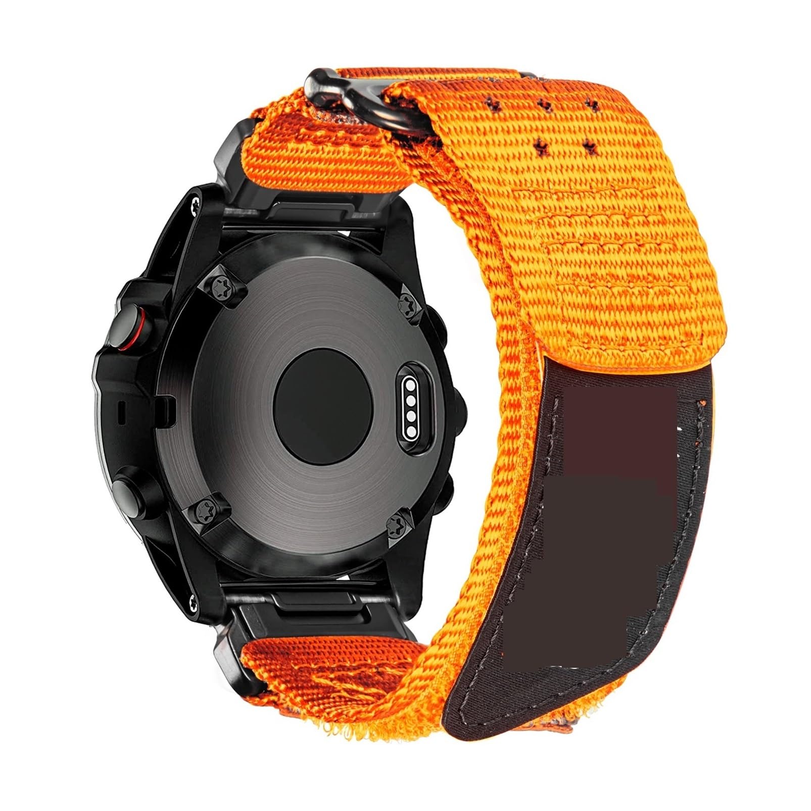 Cinghie di ancoraggio, Cinturini for orologi in nylon con passante - Verde Regolabili e comodi Compatibili Watch Series 1-7 SE(HGA142-COF,26MM_L 190 TO 235MM)
