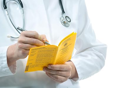 الشهادة الدولية للتطعيم مع حامل وثائق الفينيل - إصدار ثنائي اللغة لمنظمة الصحة العالمية [بطاقات] منظمة الصحة العالمية [01 يناير 2007] إصدار ثنائي اللغة