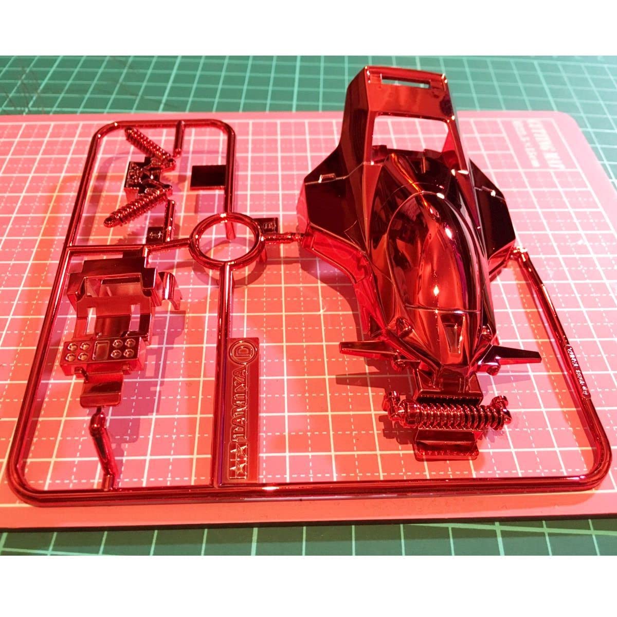 Amazon.co.jp: ミニ四駆 サンダーショットJr メタリックレッド レッド 