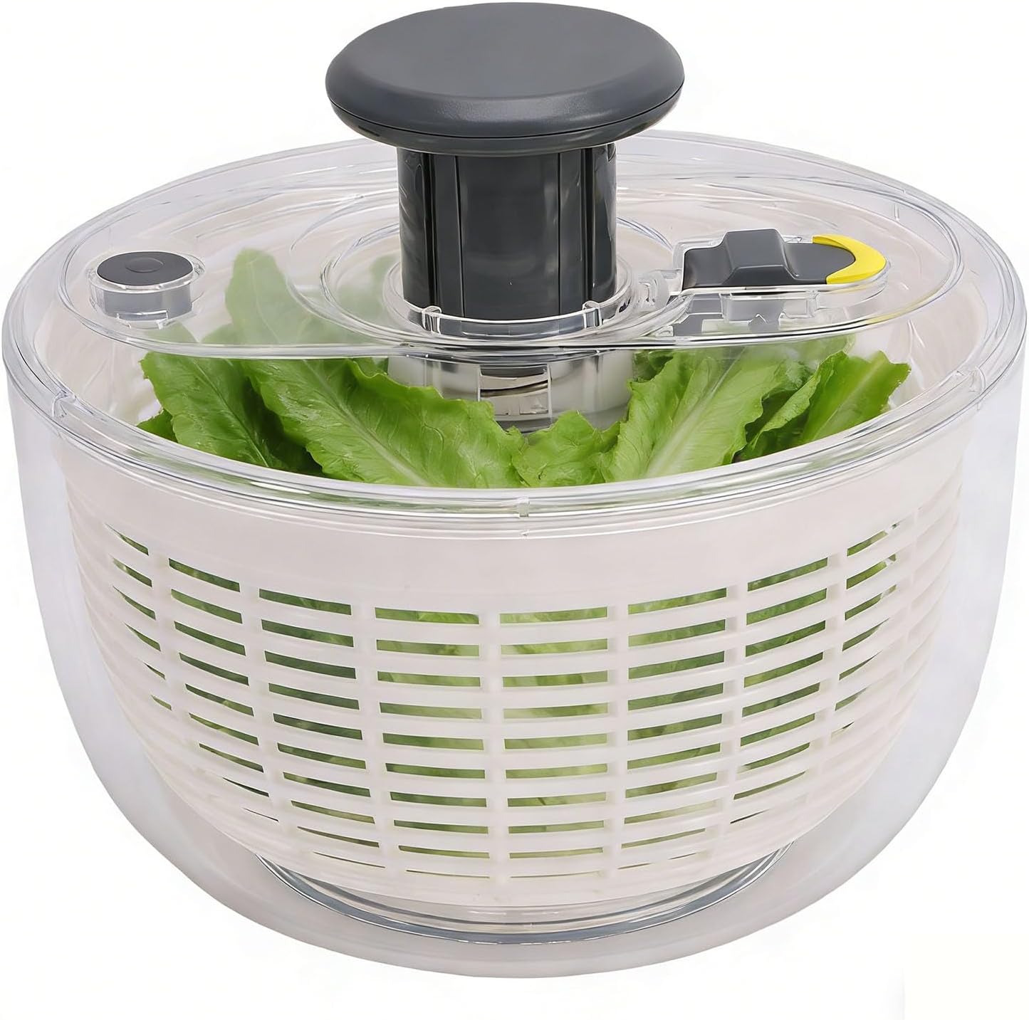 Yosoo Health Gear Salad Spinner, Large One Hand Press Pump Vegetable Spinner Dryer, for Multi Function Kitchen Tool Use
