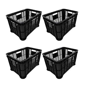 中古 採集コンテナ 黒色 平底12個 長方形 W520×D365×H305 中古 採集コンテナ 黒色 平底12個 長方形 W520×D365×H305 中古