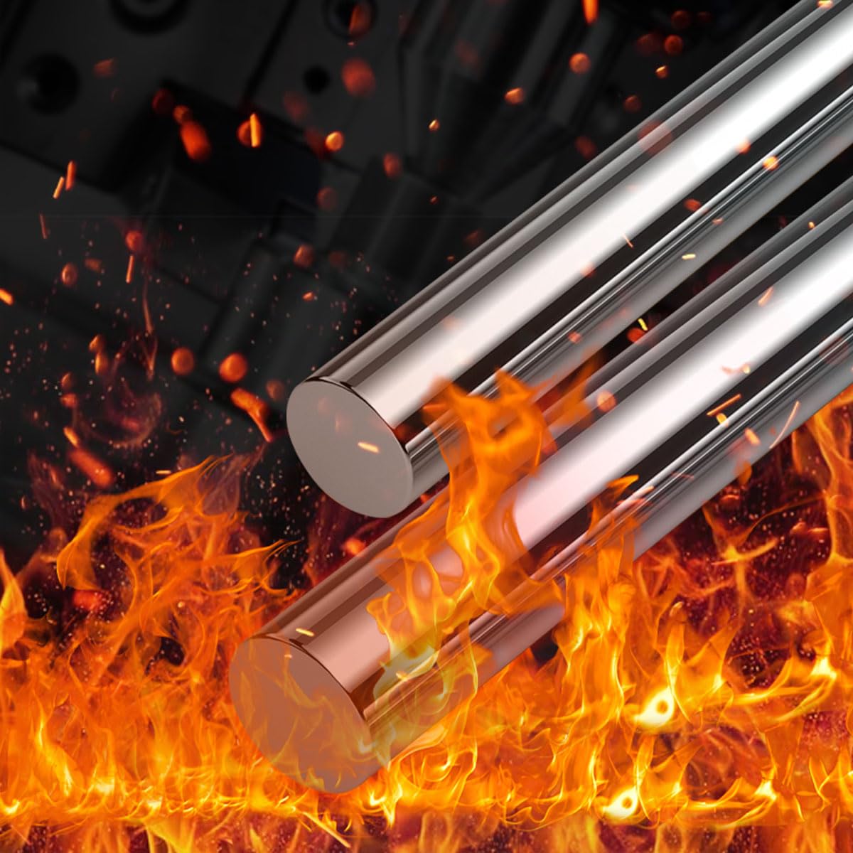Stainless Solid Round Rod，Solid Round Shaft Rods, Metal Round Rod 304 Solid Rod for DIY Metal Craft & Metal Working Hobbies,20Pcs,3mm*100mm(20pcs) (Size : 3.7mm*100mm(20pcs))