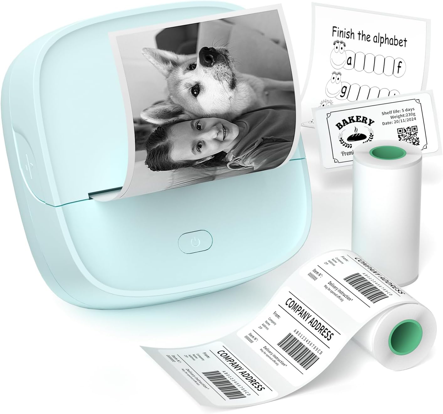 JD-23 Sticker Printer, Mini Portable...