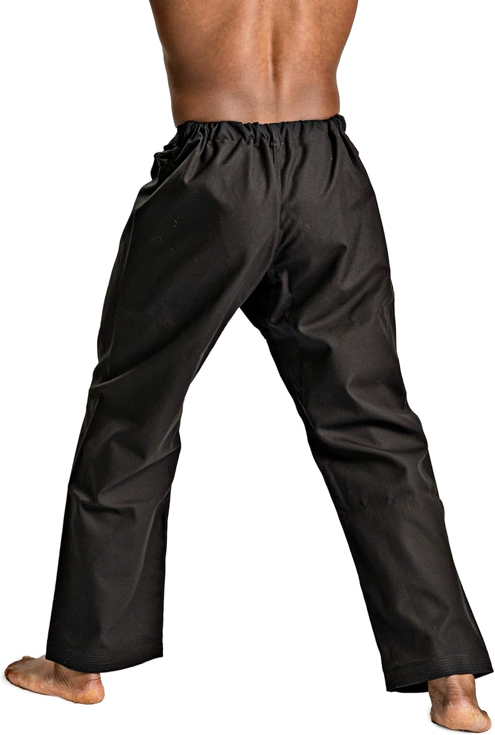 Ronin Heavyweight Karate Pants – Black, White or Camouflage – 100% Cotton 12oz - Traditional Drawstring Waist - Image 4