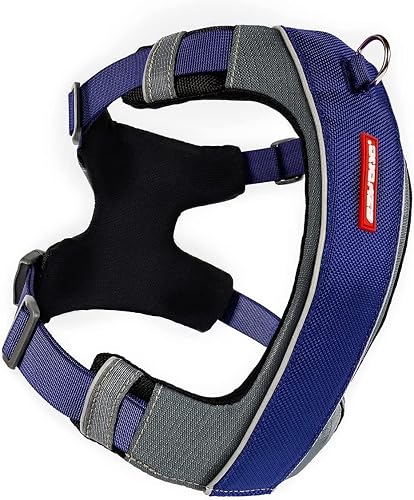 EzyDog X-Link - Arnés para perro, reflectante y acolchado, sin tirones, para entrenamiento y paseos diarios…