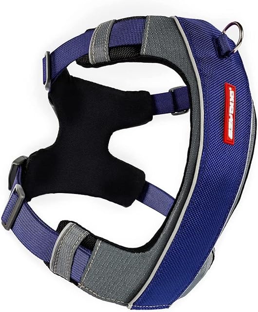 EzyDog X-Link - Arnés para perro, reflectante y acolchado, sin tirones, para entrenamiento y paseos diarios…