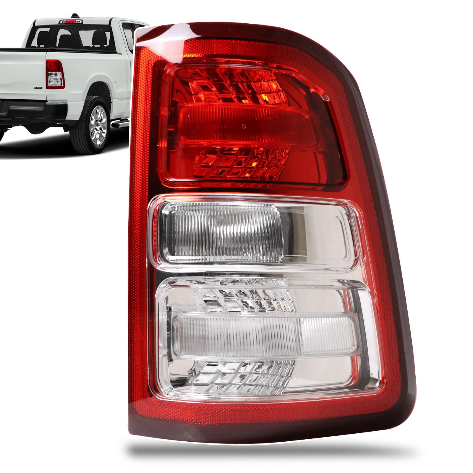 Amazon.com: Lathsy Tail Light Compatible With 2019-2023 Dodge Ram