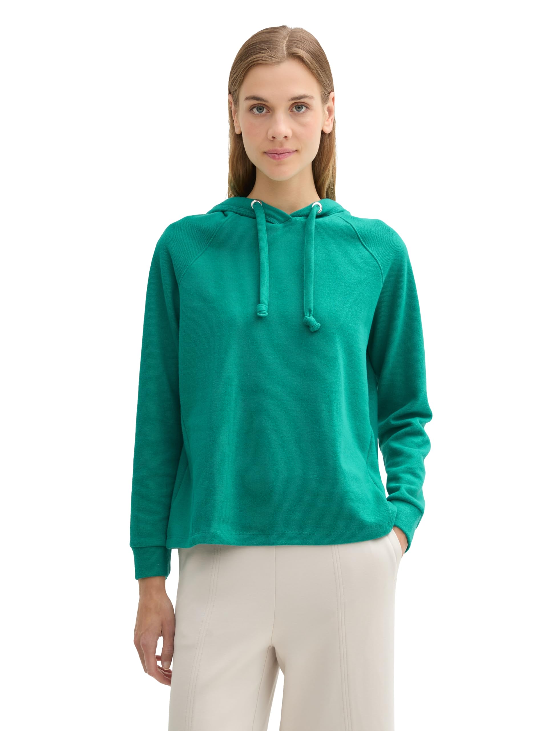 Sweatshirt femme Tom Tailor Denim à coupe droite fluide - 6