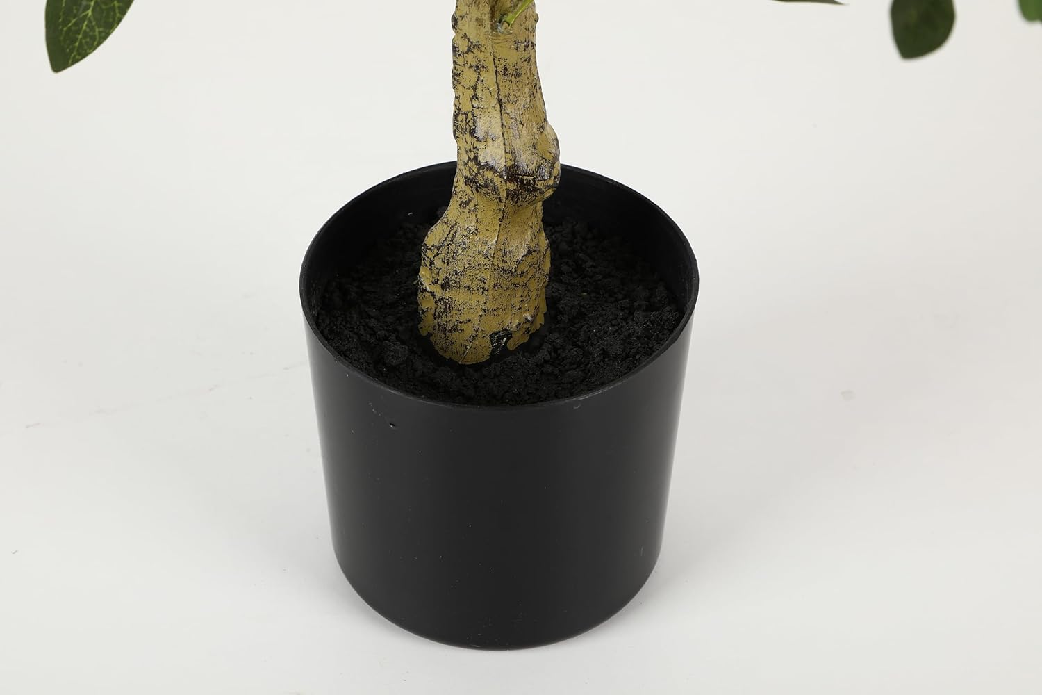 Alupssuc 2FT Artificial Olive Trees, Faux Silk Plant with Lively Artifical Trunk and Lifelike Fruits, Indoor Fake Potted Tree for Modern Home Office Living Room Decor