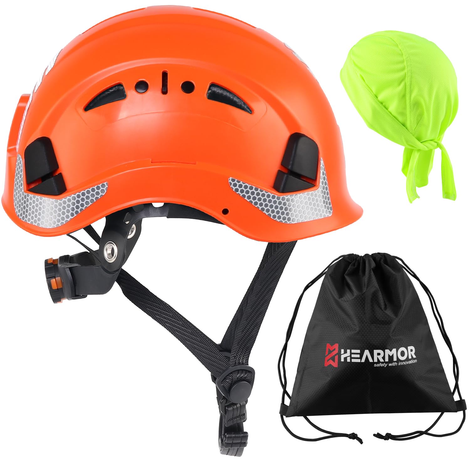 HEARMOR Mervex Vent Air ABS Hard Hat EN12492 Certified Ventilated Adjustable