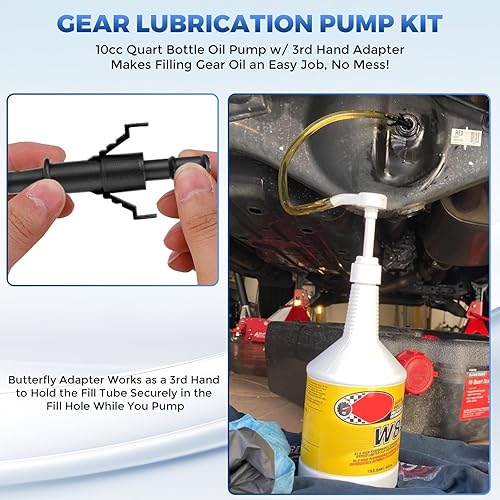 Miniatura 2 de Bomba de líquido para botellas estándar de cuarto de galón - 10cc por carrera de bomba, bomba de líquido de transmisión con adaptador de tercera