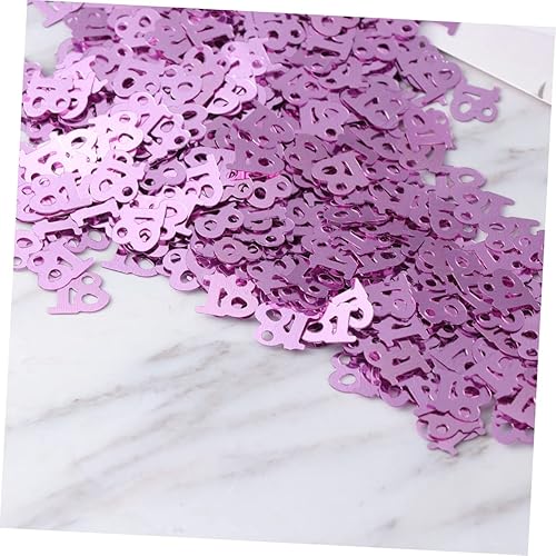 Miniatura 8 de Didiseaon 600 piezas de decoración de mesa de comedor de cumpleaños, confeti con purpurina, decoración de mesa de comedor, decoración de mesa de