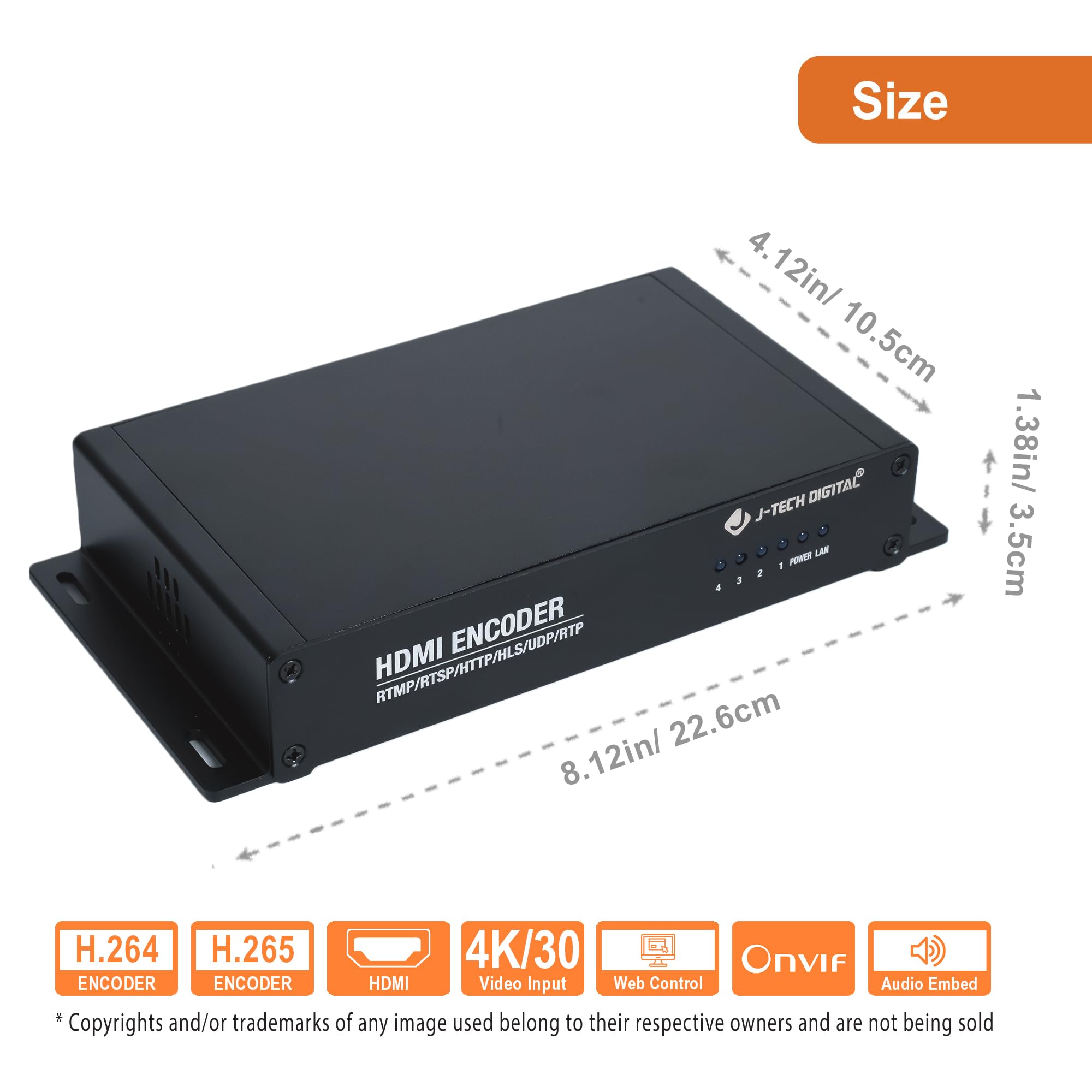 Amazon.com: J-Tech Digital 4 Ports H.264 H.265 HDMI Video IPTV