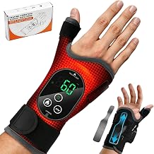 Heated Wrist Brace for Pain Relief, Carpal Tunnel Wrist BraceRight,1 Pack