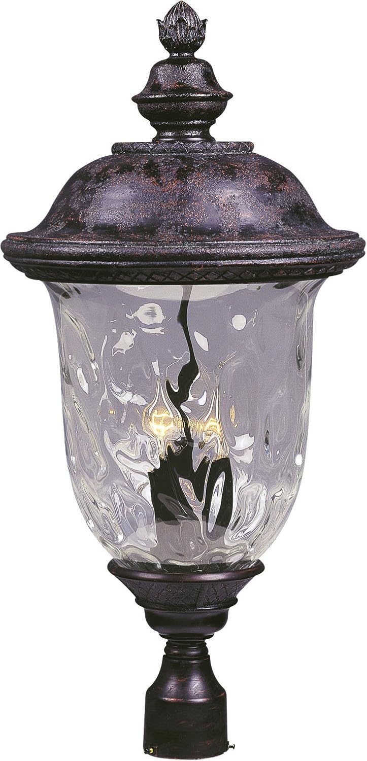 Maxim Lighting Maxim Light Fixture | Oriental Bronze Aluminum Finish | Traditional Indoor Light Fixture | Dimmable Wet Rated | Home Decor Light Fixture | Maxim Collection | 3421WGOB