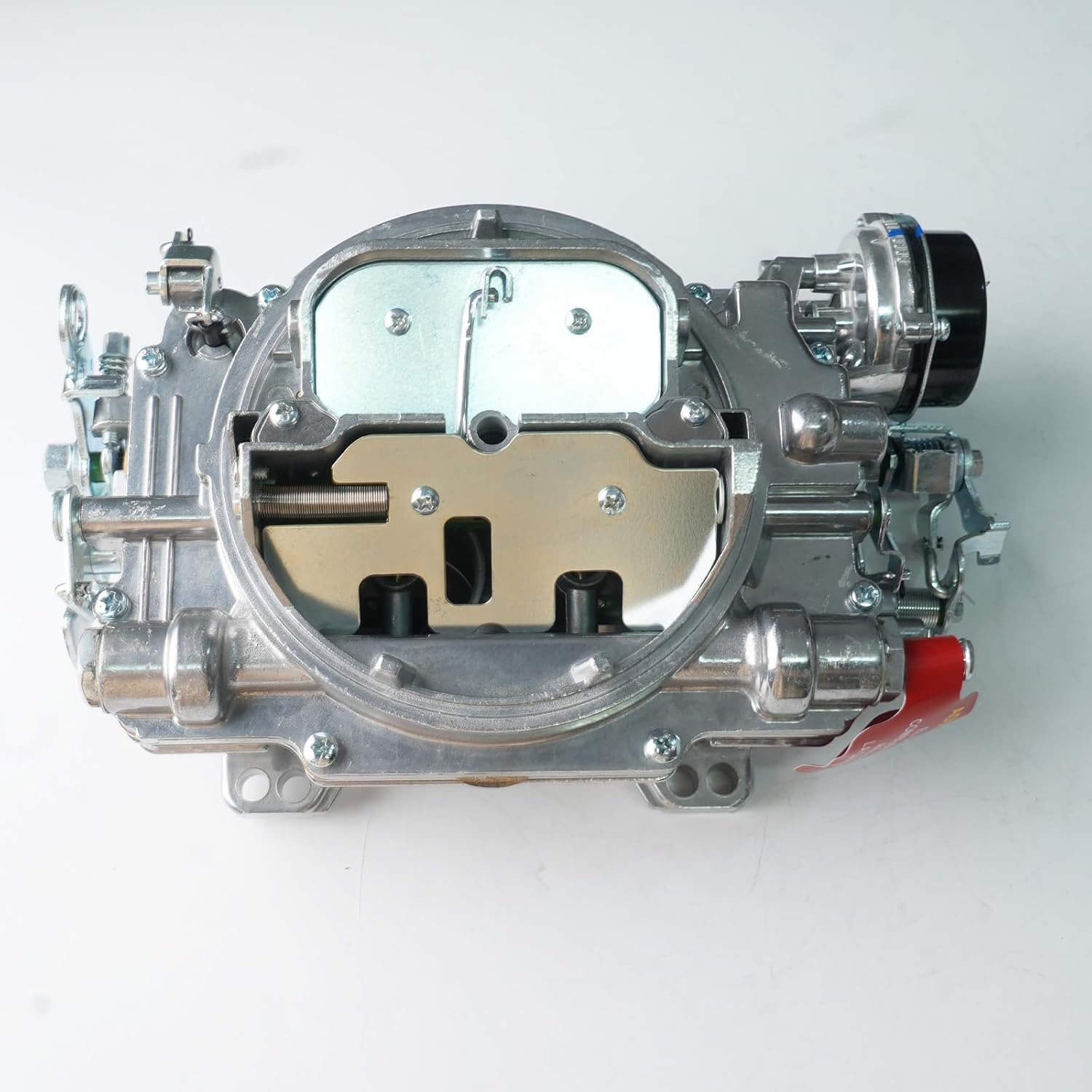 1903 Carburetor 500 CFM 4 Barrel Fit for Edelbrock AVS2 Series Electric Choke, Aluminum Square Flange Dual Quad Annular Boosters