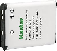 Vista 1 de Kastar Reemplazo de batería compatible para Nikon EN-EL19, Sony NP-BJ1 y Nikon Coolpix A100 S100 S2700 S3100 S3200 S3400 S3500 S3600 S3700 S4100