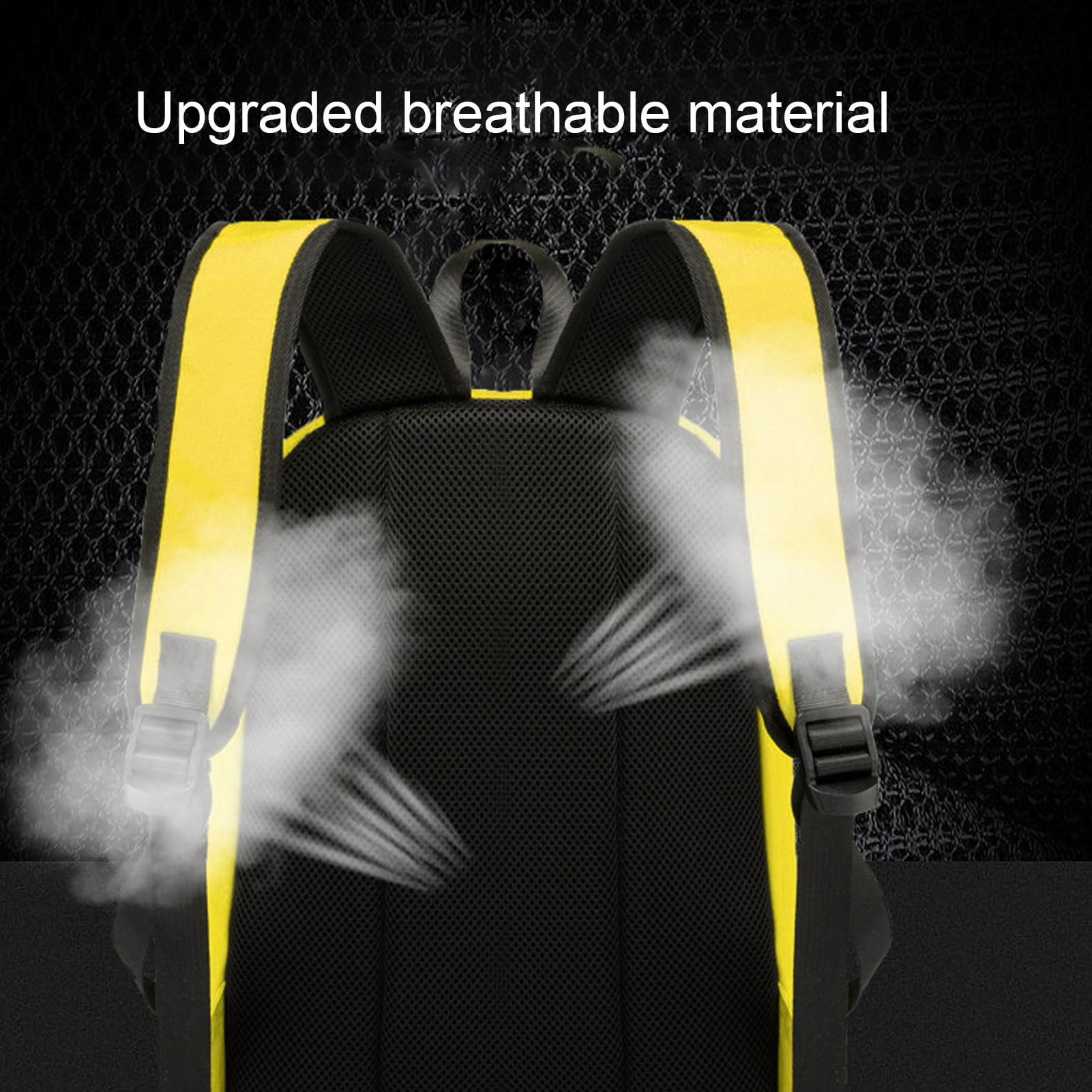 Garsent LED-Rucksack mit Programmierbarem Bildschirm, HD-Farbbildschirm, App-Steuerung, Laptop-Rucksack, Wasserdichte LED-Tasche, Reiserucksack, Motorrad-Rucksack mit USB-Anschluss