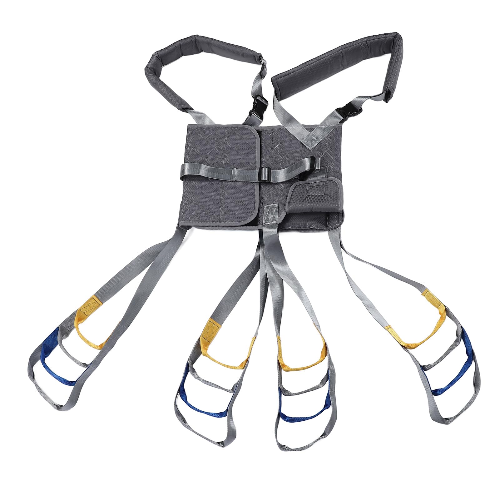 Eslinga para Caminar con Elevación Ajustable para Adultos Arnés de Pie de Cuerpo Completo Acolchado, Diseñado con Cierre de Hebilla de Gancho y Bucle, Adecuado para