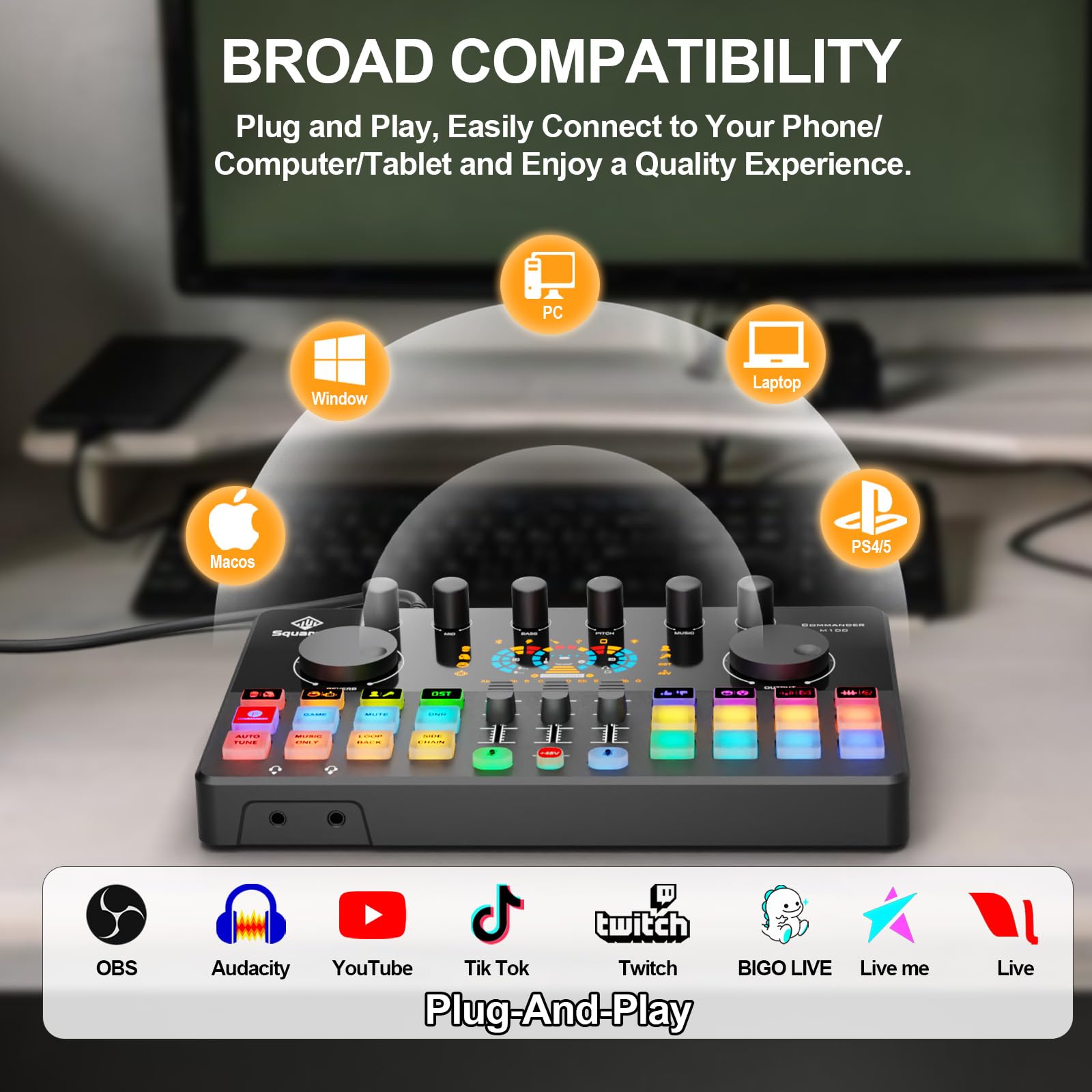 Paquete de equipos de podcast para 2 con micrófonos condensadores dobles XLR-3.5 con filtros pop de micrófono, equipo de audio para transmisión en vivo/grabación, juegos en línea para teléfono