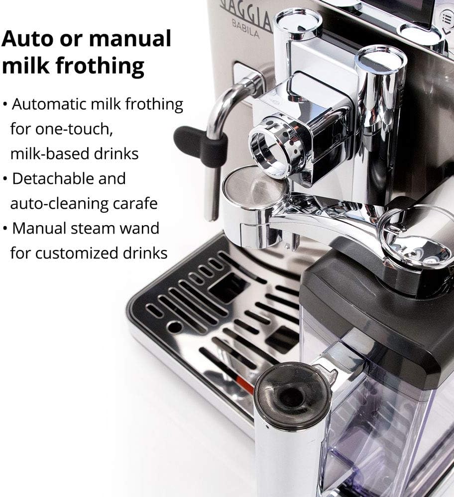 Gaggia Babila integrated milk carafe