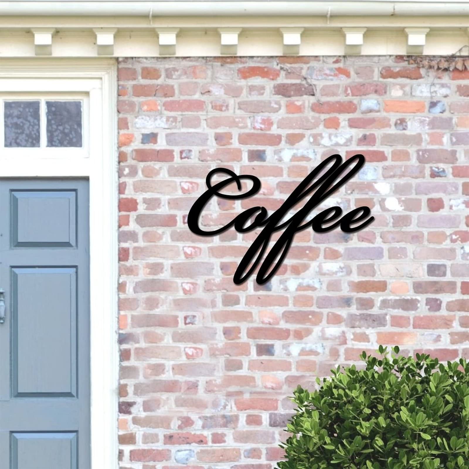 Arte da parete in metallo, caffè, ferro da stiro, decorazione da parete per casa, cucina, camera da letto, sala da pranzo, caffè, bar, ristoranti, 46