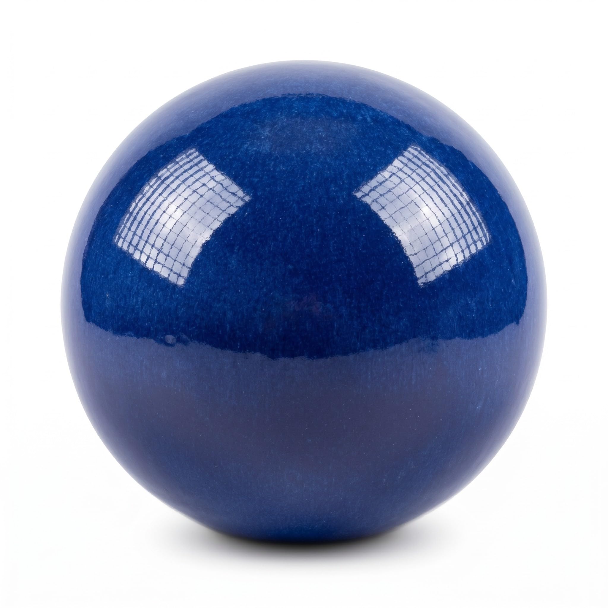 teramico Boule décorative de Jardin émaillée – Bleu, Vert, Anthracite, Turquoise, céladon – Très Haute qualité résistante au Gel et aux intempéries - en grès (28 cm, Bleu)