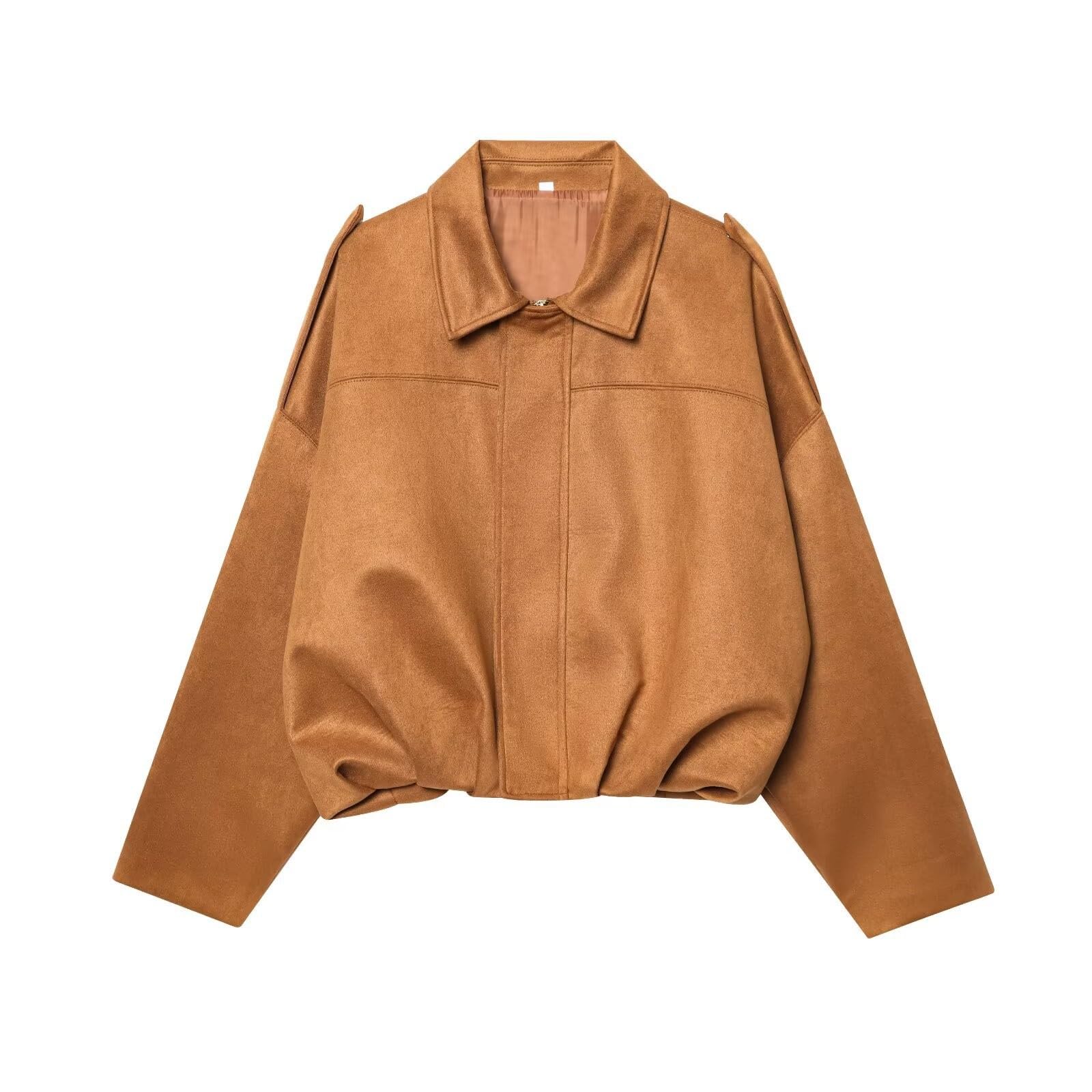 Bomber court en daim solution idéale mi saison confortable - 6