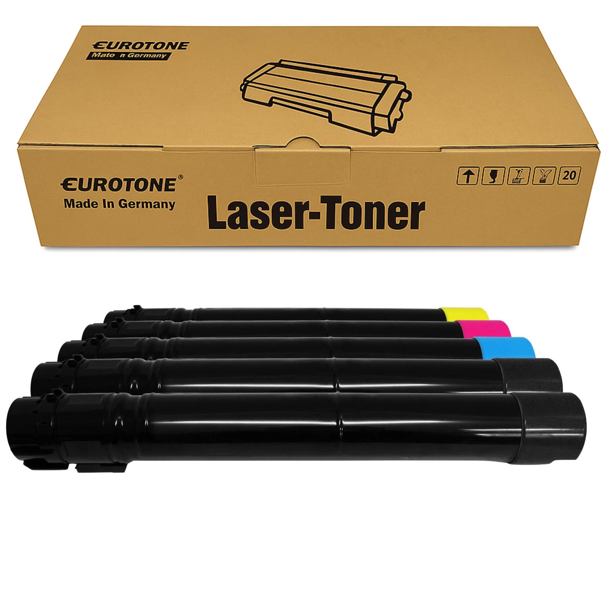 Eurotone Toner XXL 5X kompatybilny z Dell 5130cdn zastępuje czarny niebieski czerwony żółty wkłady do drukarek o 25% większej wydajności