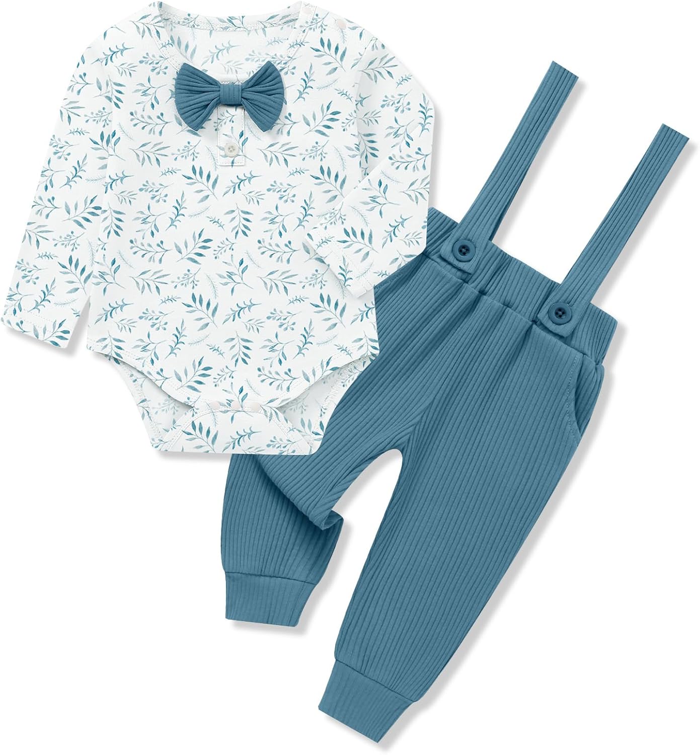 SANMIO Baby Boy Clothes Outfits 0 3 6 12 18 Months Long Sleeve Romper and Pants Sets Infant Baby Boy Fall Winter Clothing Set