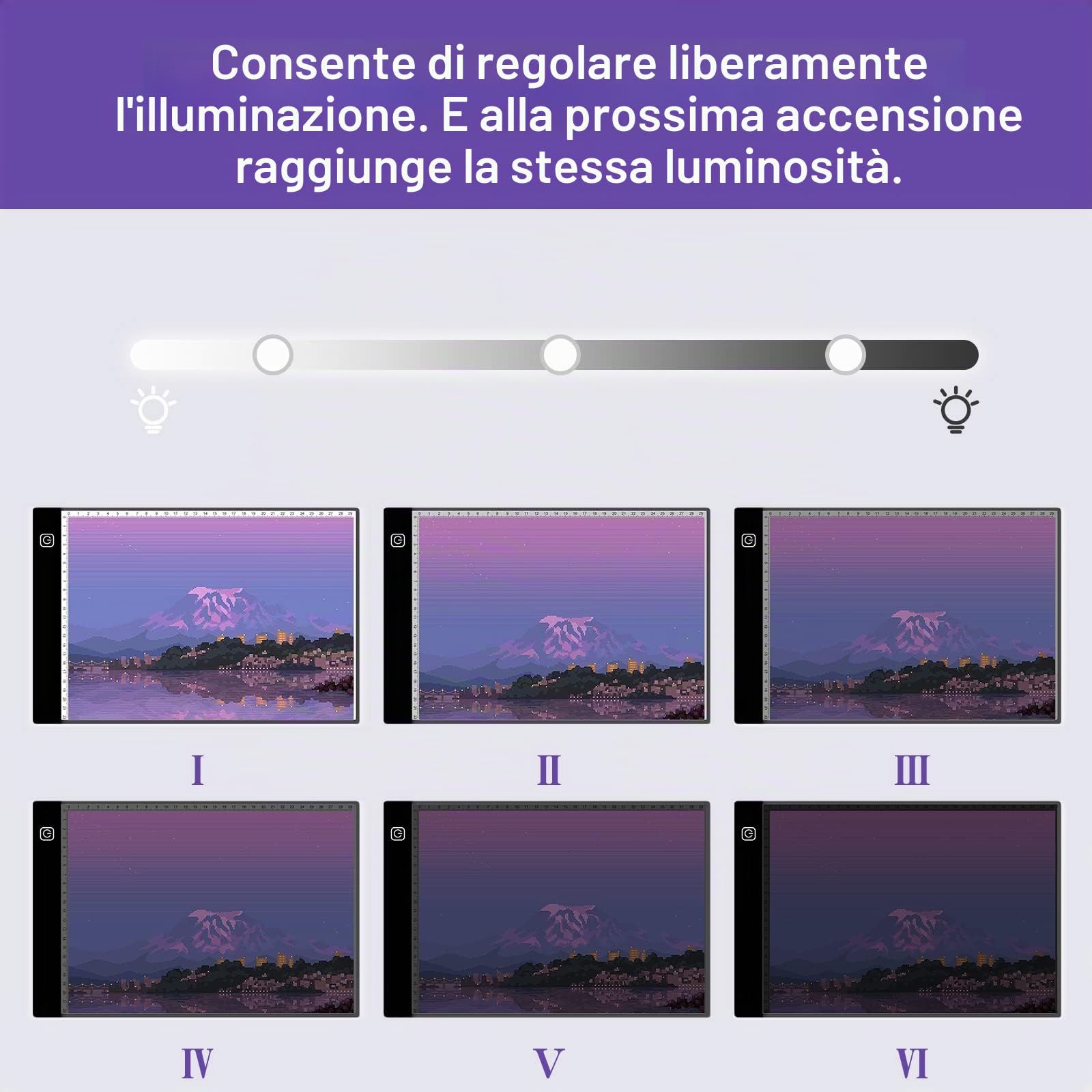 Tavoletta Luminosa,A3 LED Light Pad,LED Light Pad for diamond painting,A3 Tracing Light Box per Disegno,Artisti,Animazione,Abbozzare(con cavo USB)