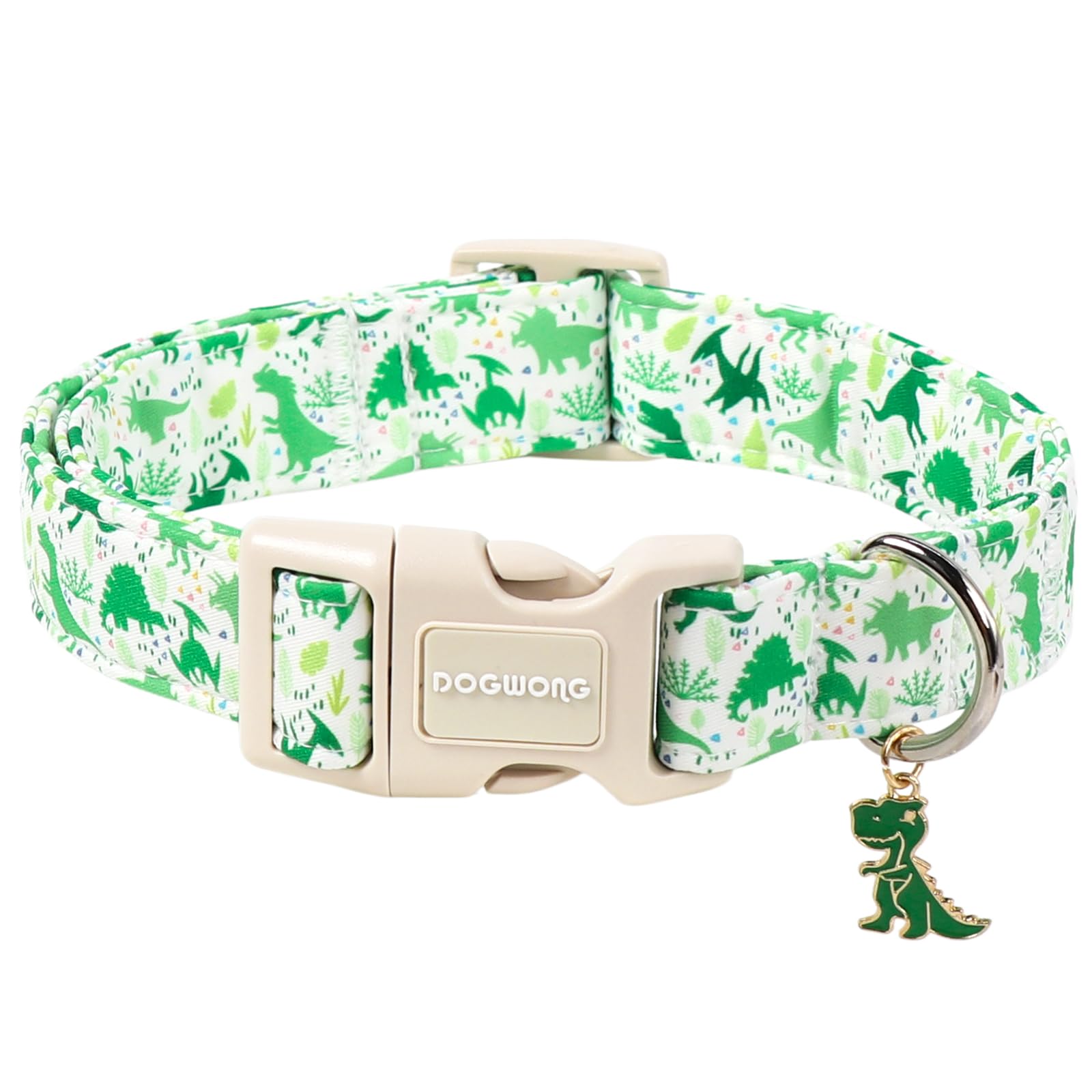 DOGWONG Ducky Pattern Cute Collar, Spring Summer Female Male Collars Pets Gift Adjustable Heavy-Duty Duck Pet Collars for Small Dogs, Neck 11-16 inches — view 18